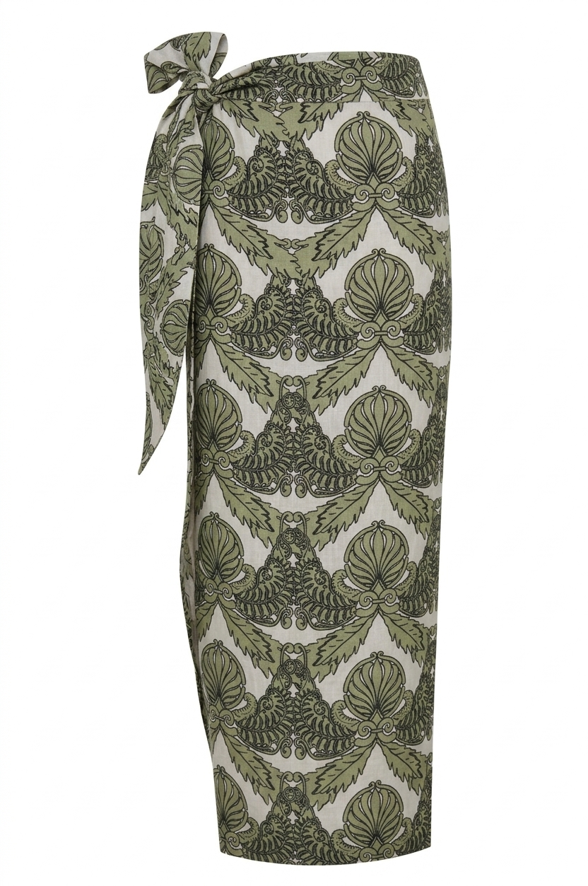 Mapara Linen Skirt / Salvia Exclusivo