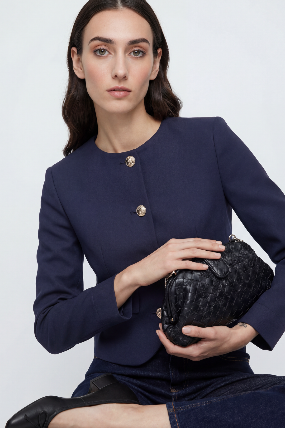 Gigi Woven Clutch | Moda Luxe