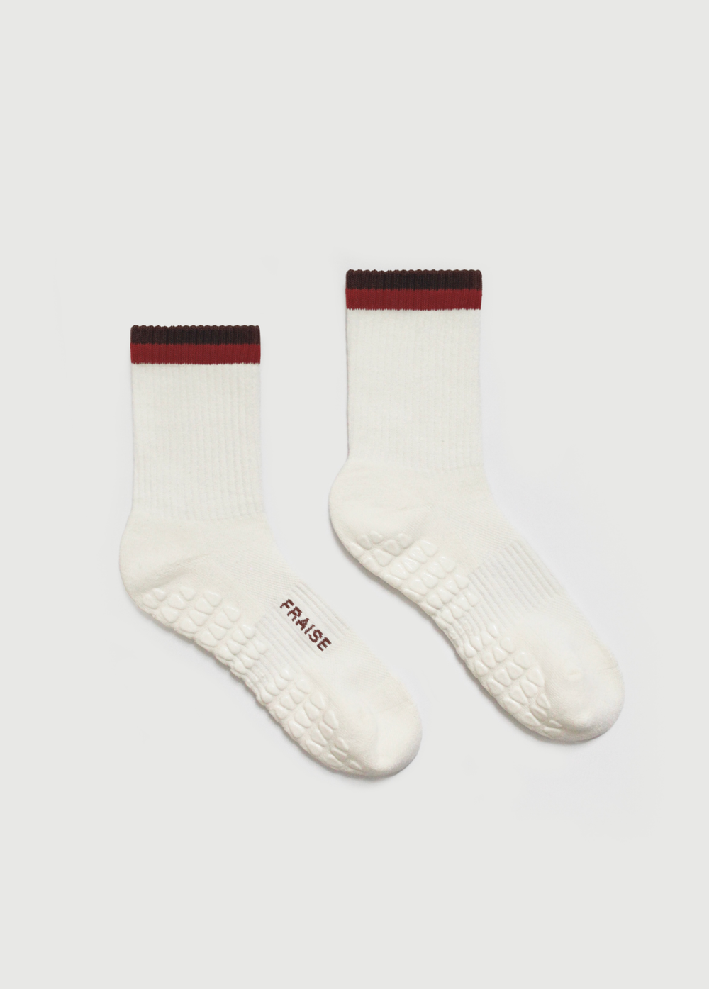 Goji Striped Crew Grip Sock