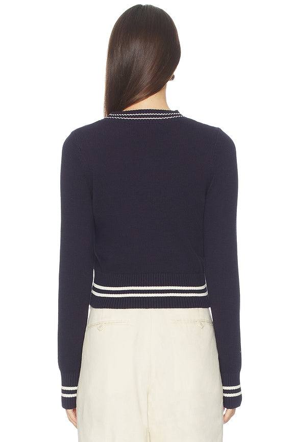 House Of Sunny Fetch Sweater In Navy