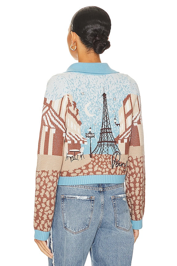 House Of Sunny Rendezvous Tripper Cardigan In Multi