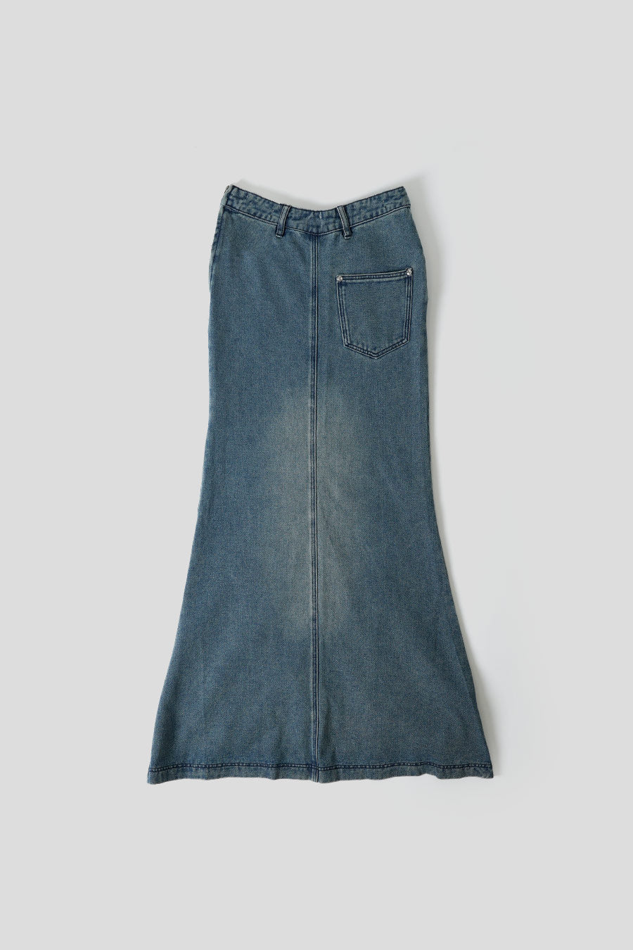 The Cascade Denim Skirt