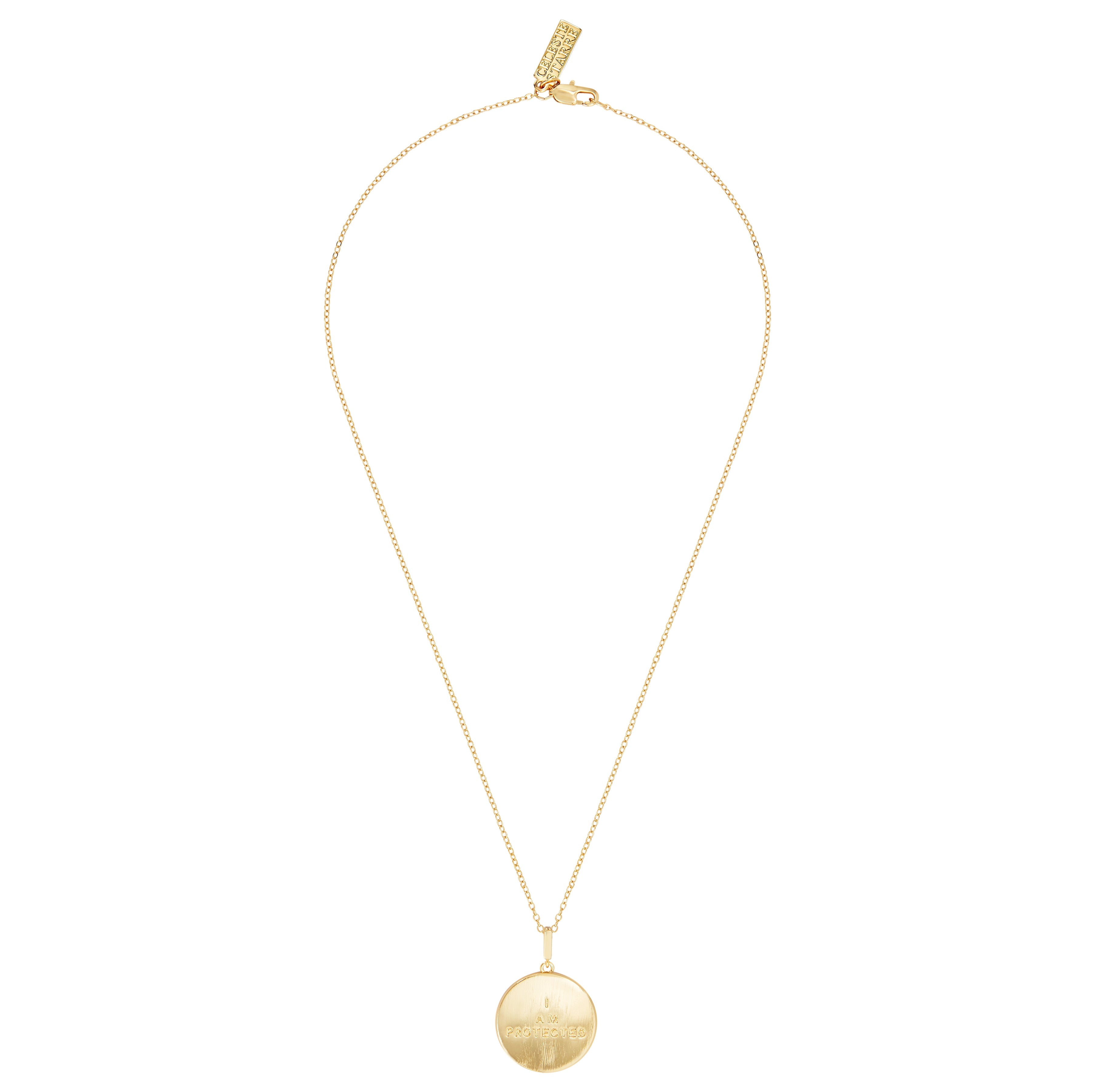 I Am Protected Necklace - Mykonos Edition (mother of pearl)