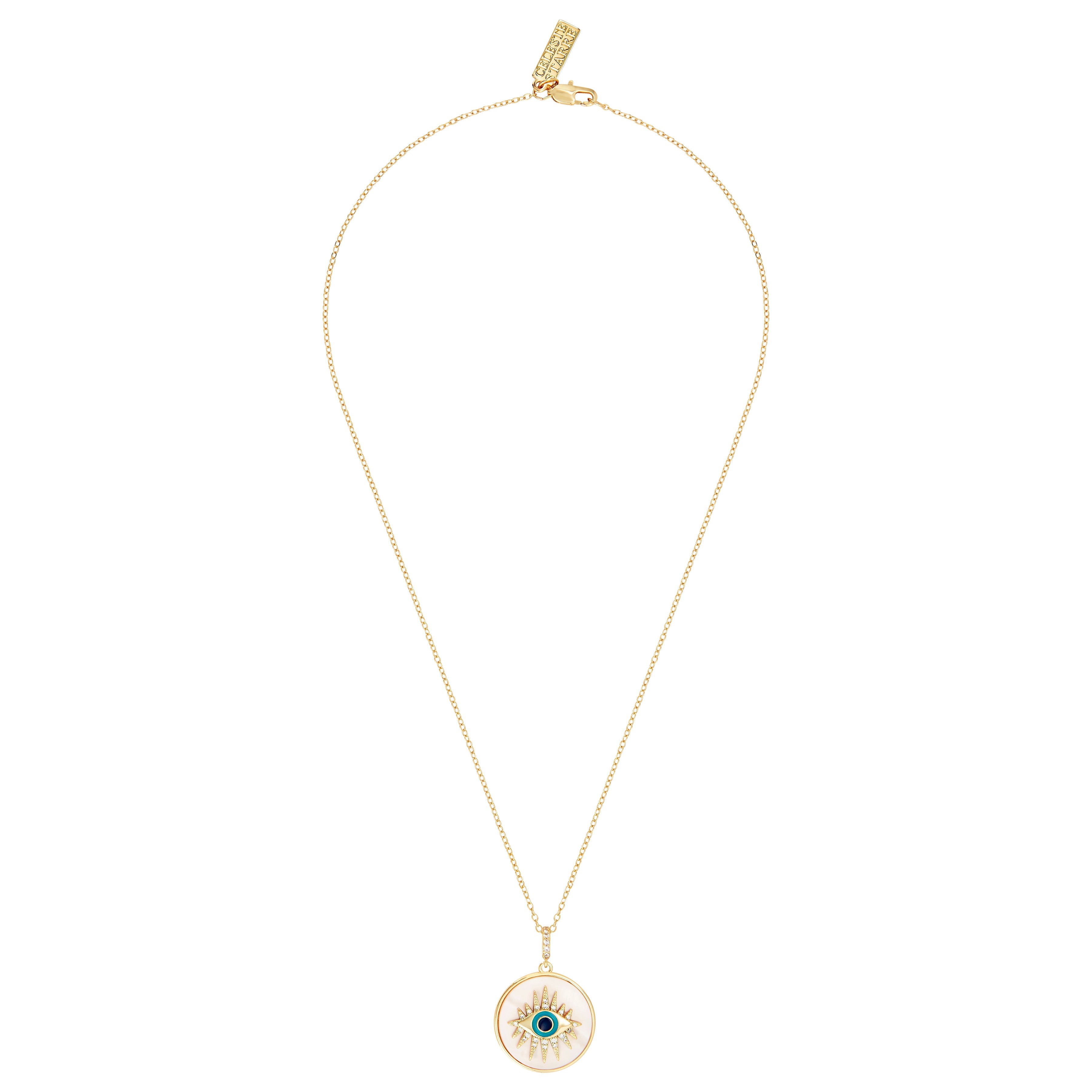 I Am Protected Necklace - Mykonos Edition (mother of pearl)