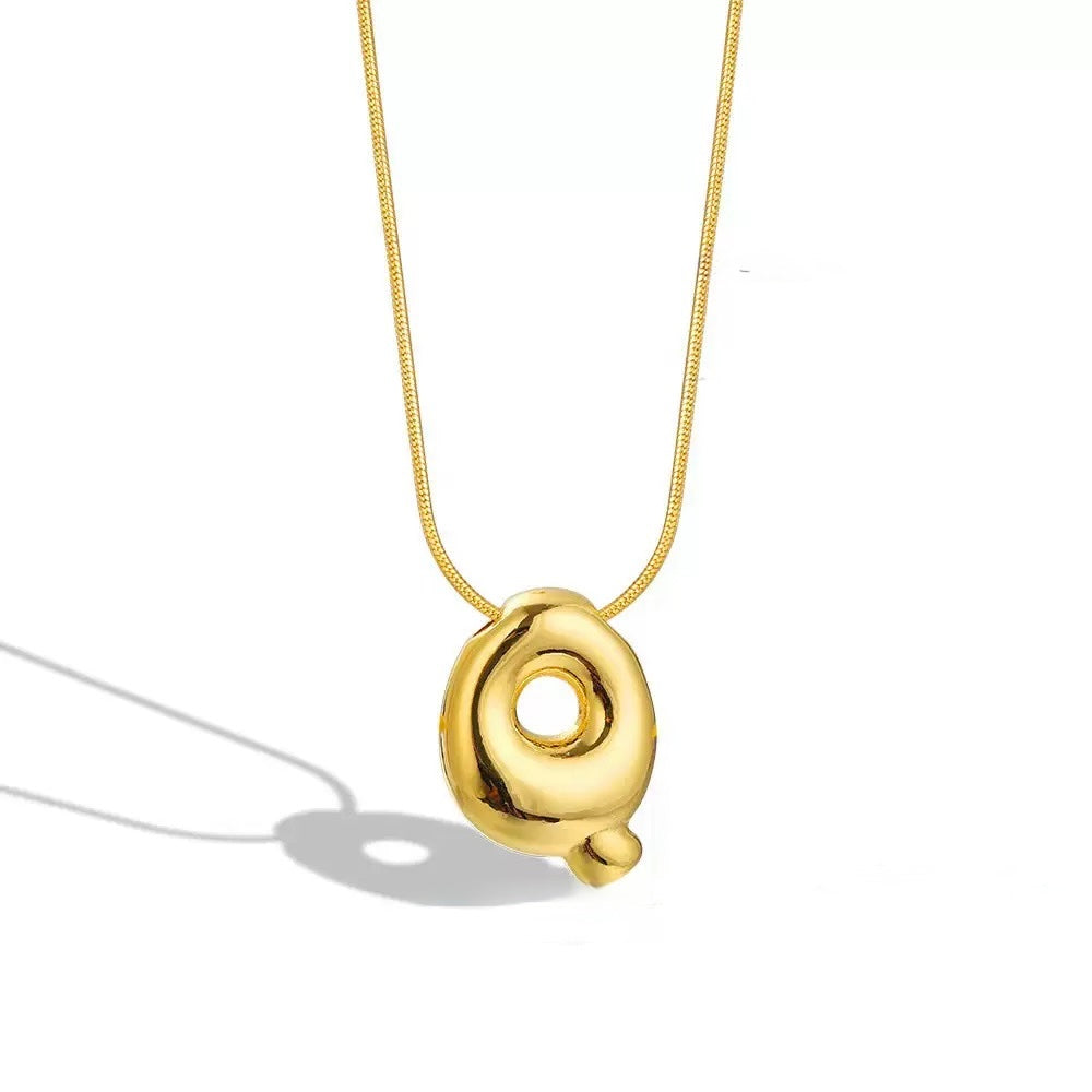 Alphabet Necklace V2 (Pendant + Chain)