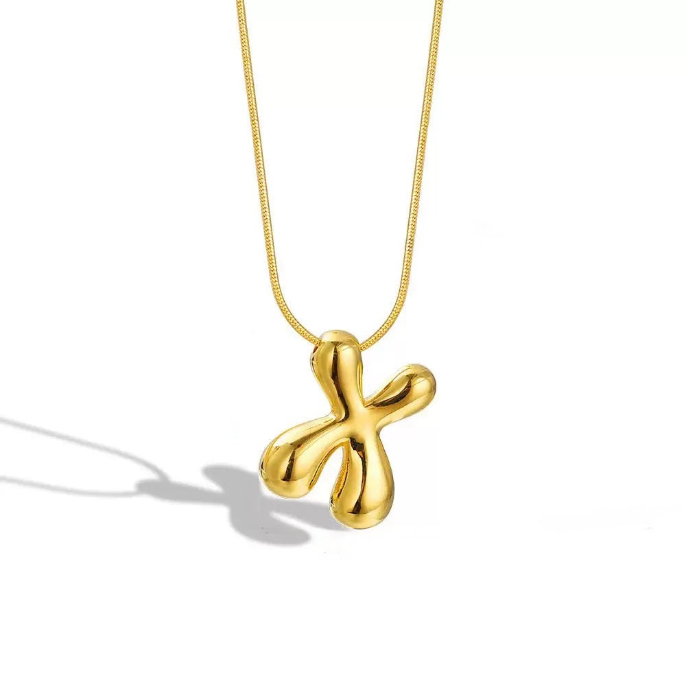Alphabet Necklace V2 (Pendant + Chain)