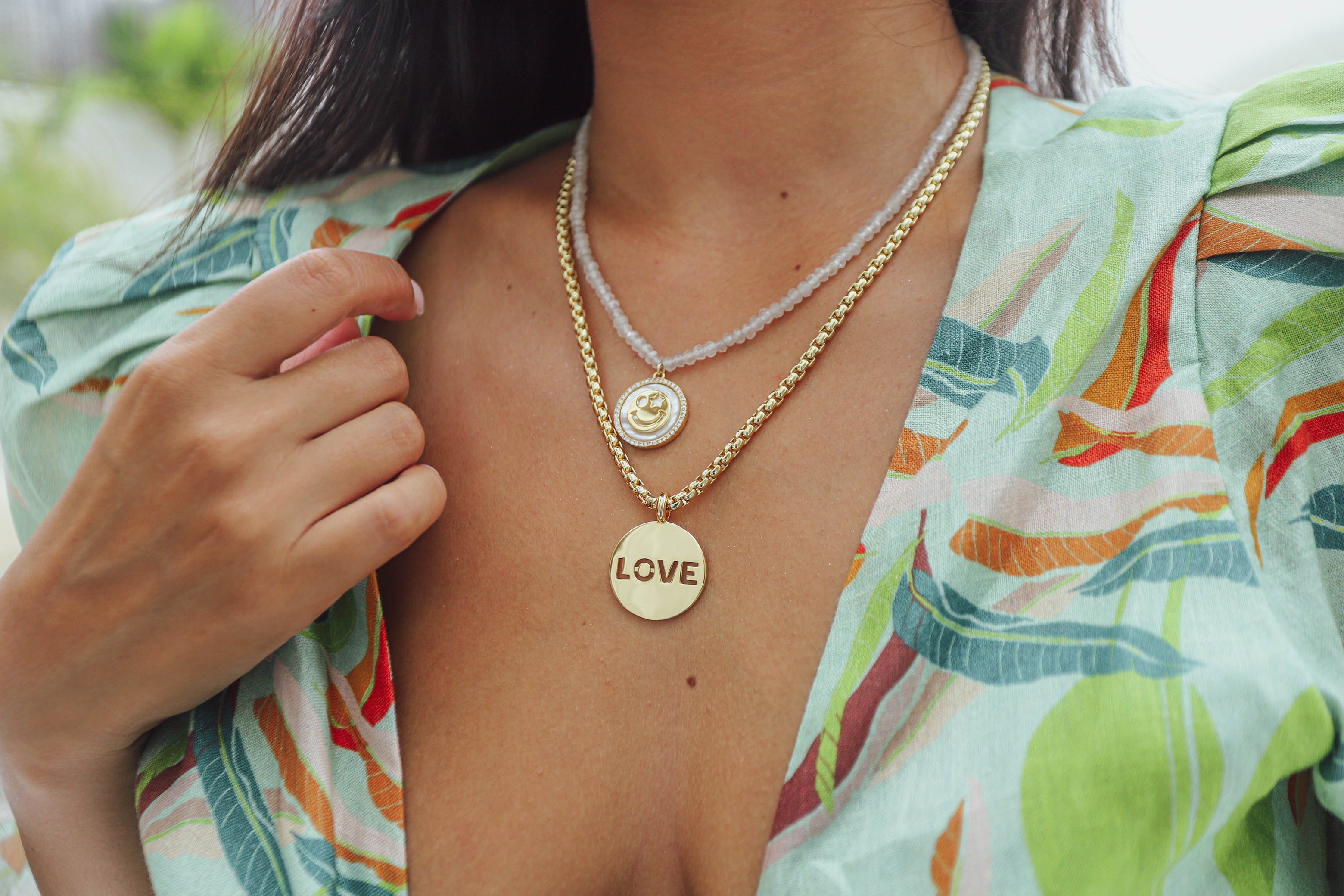 Wink If You Are Happy Sparkle Necklace