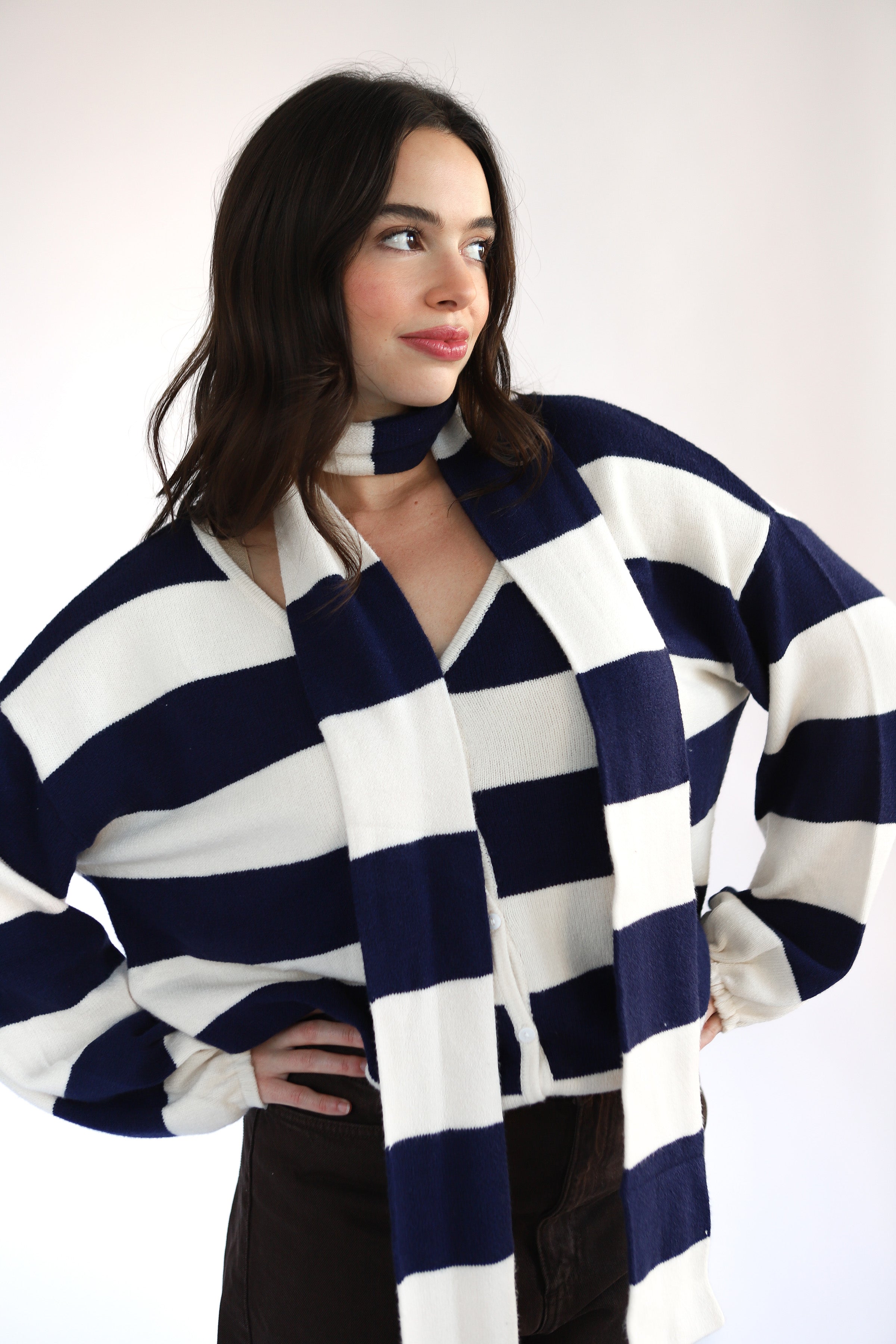 Gemma Cardigan w/ Scarf