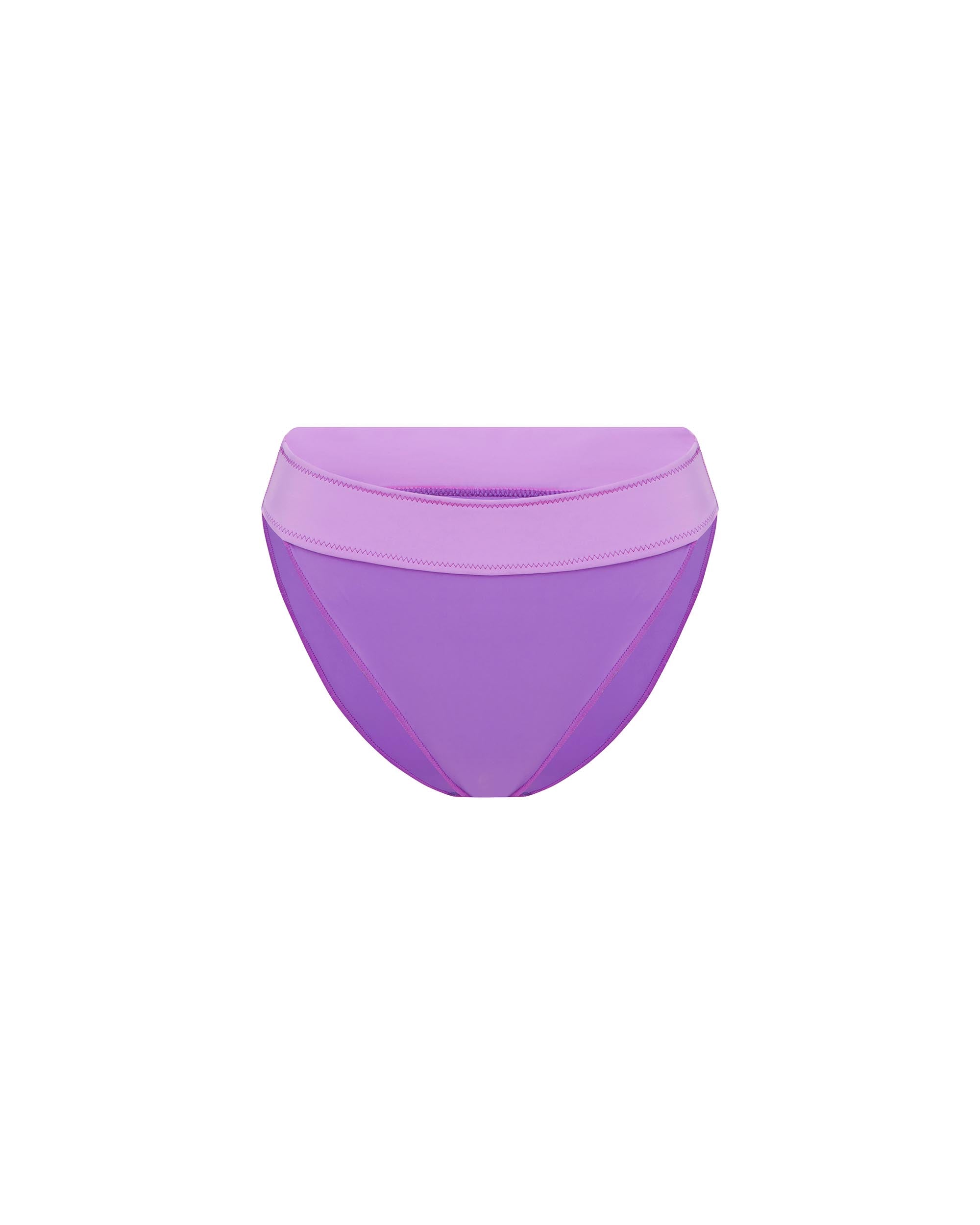 Studio image of the Contour Bikini Pant in Periwinkle.