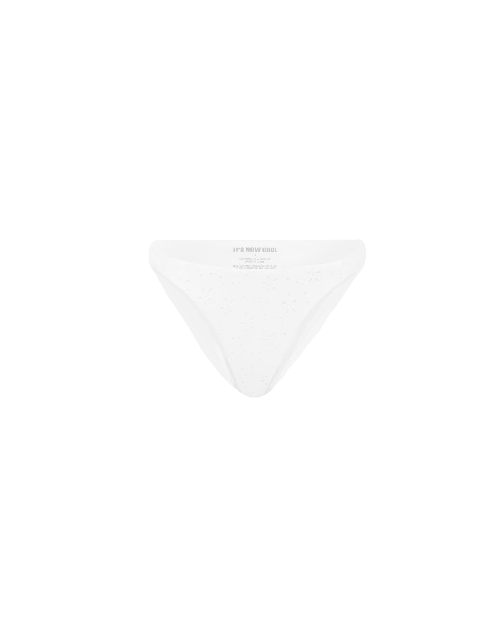 Studio image of the front of the High Curve Pant - Casa Blanca.