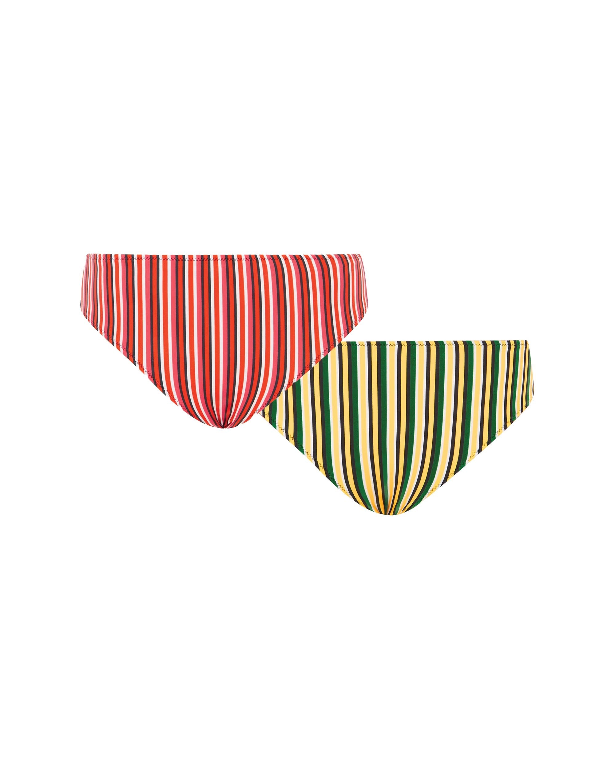 Studio image of the back of the Revo Hipster Pant in Stripe Twist.