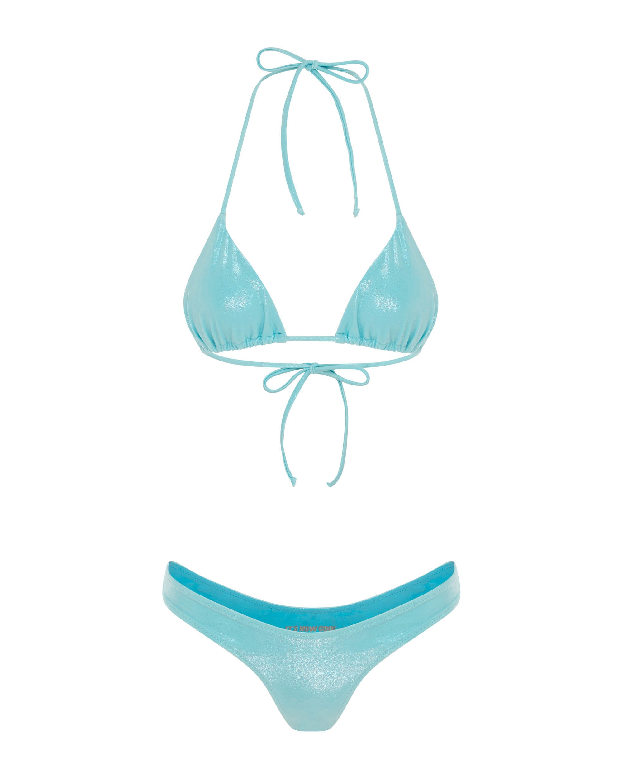 Studio image of the front of the Luxe 90s Pant - Baby Blues.