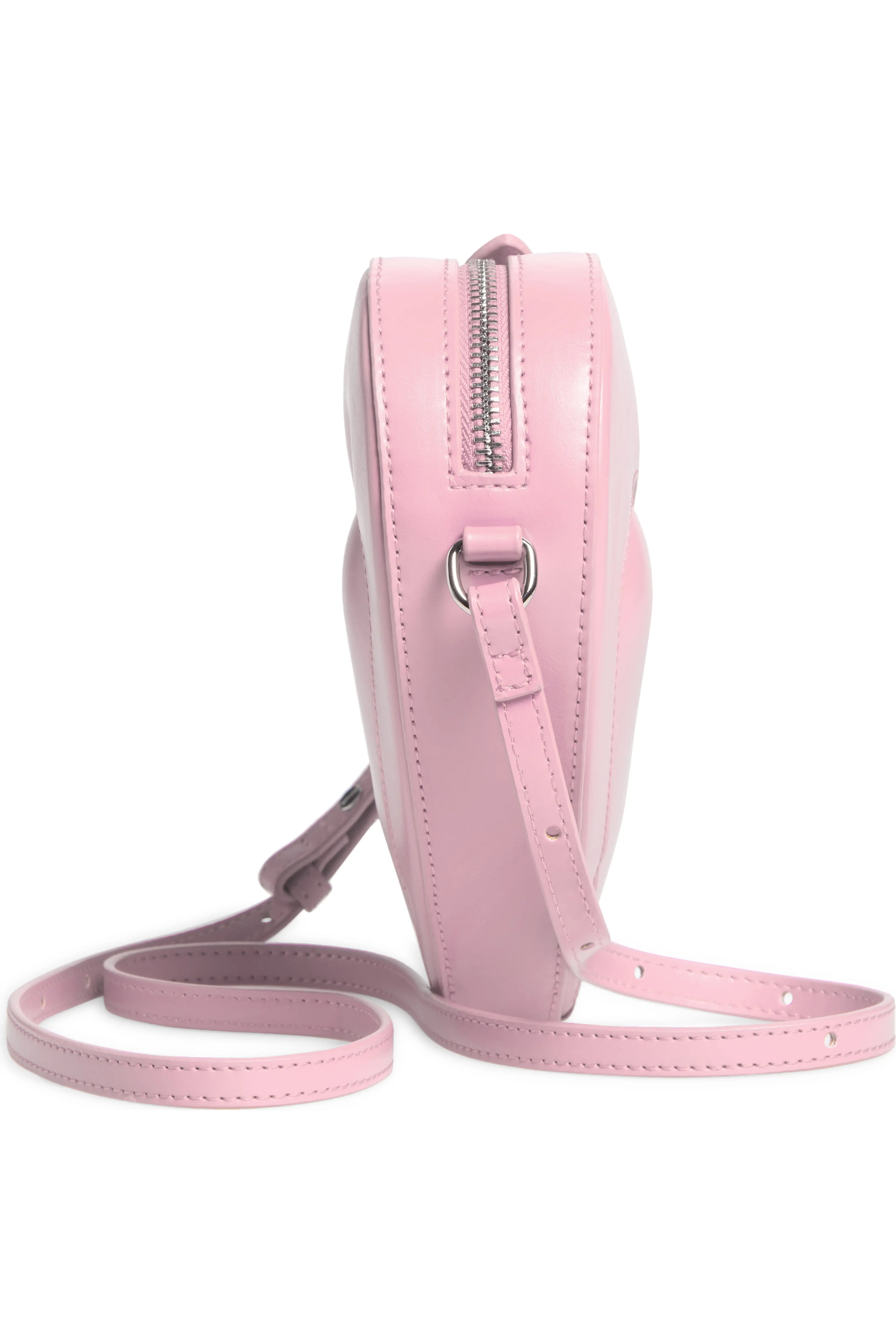 Francisca Heart Shaped Crossbody Bag - Pink