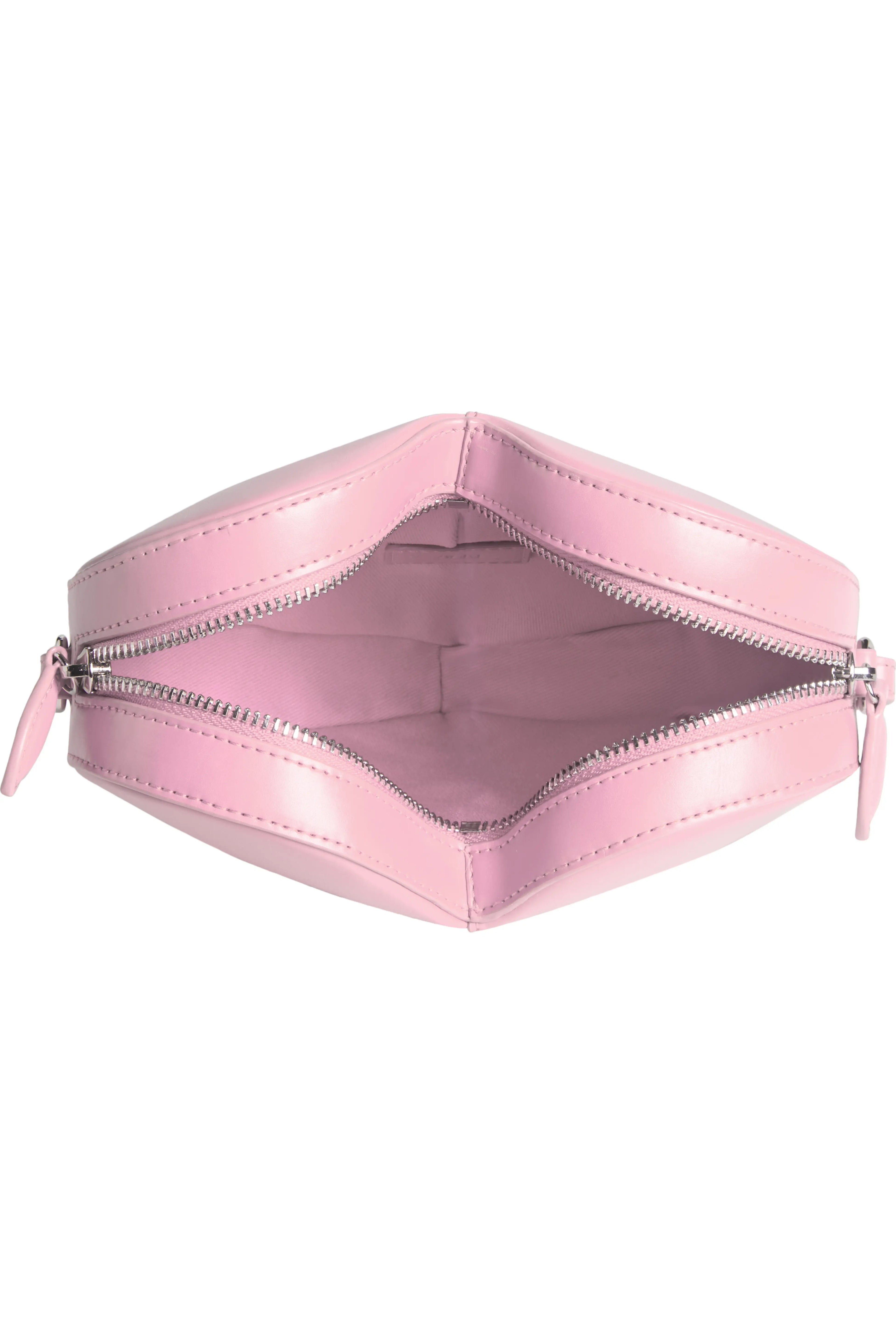 Francisca Heart Shaped Crossbody Bag - Pink