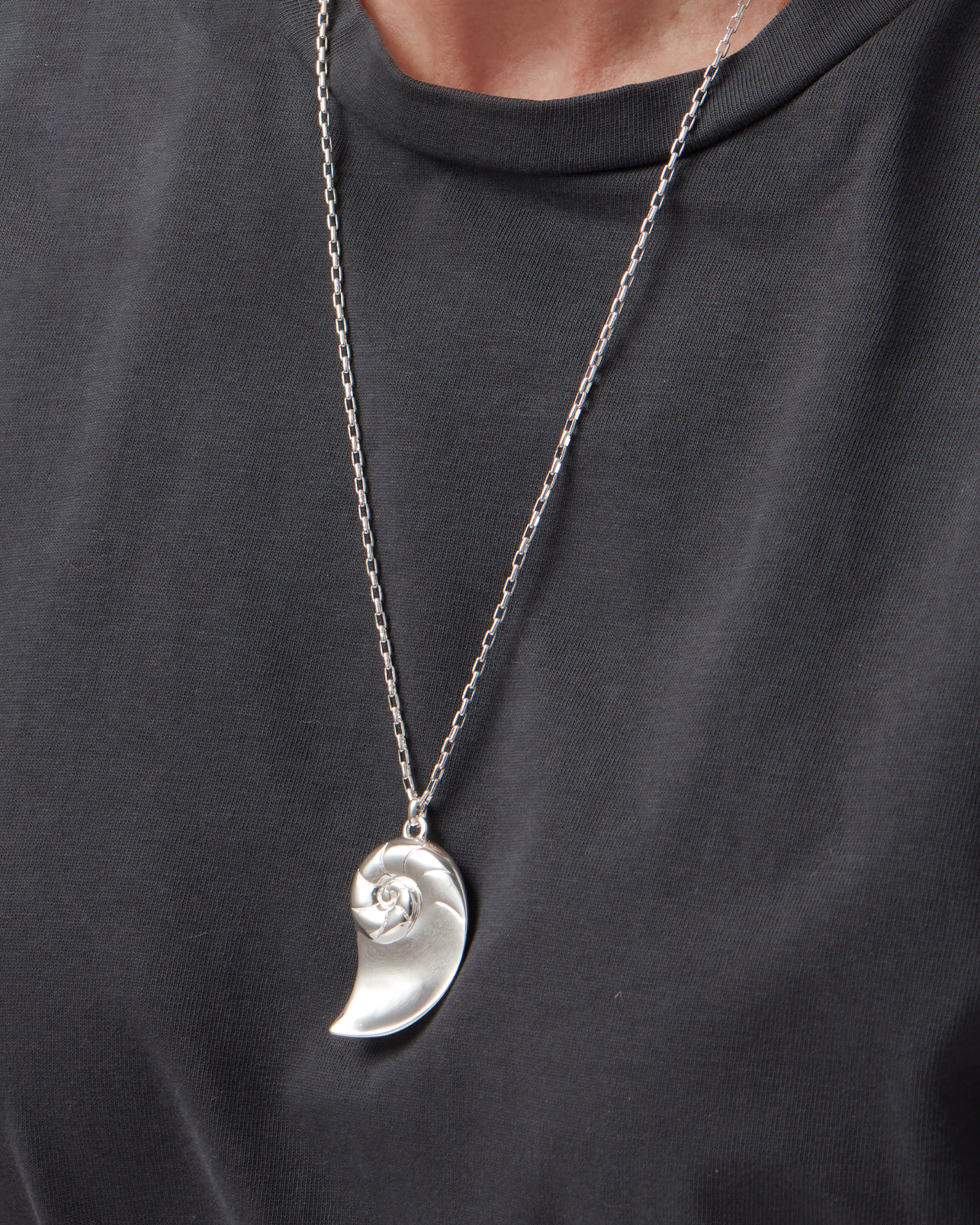 Dylan Pendant Necklace Silver
