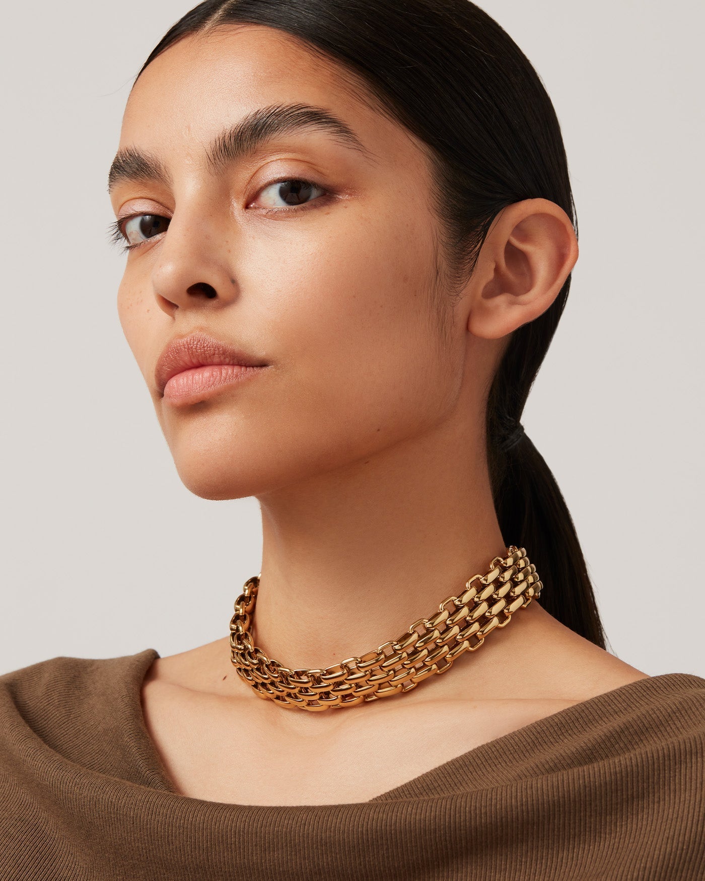 JENNY BIRD Waterproof Penelope Choker Gold Choker For Women
