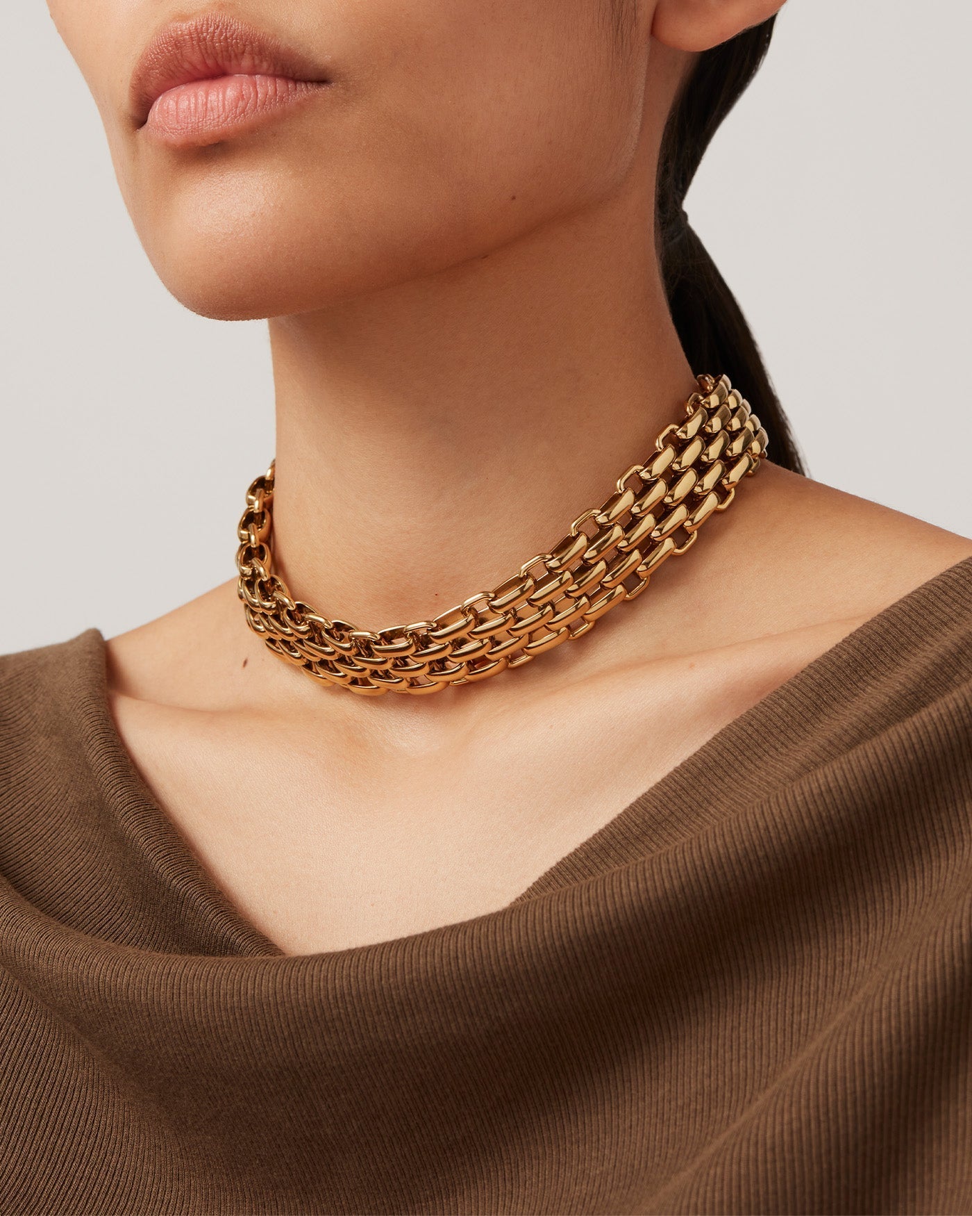 JENNY BIRD Waterproof Penelope Choker Gold Choker For Women