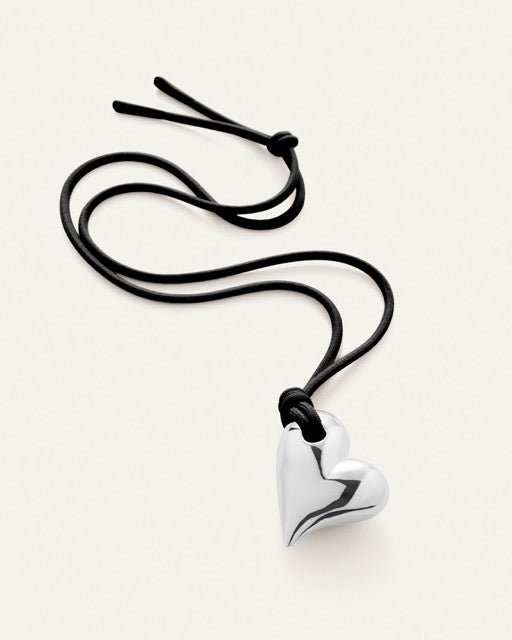 Art Heart On A String Necklace