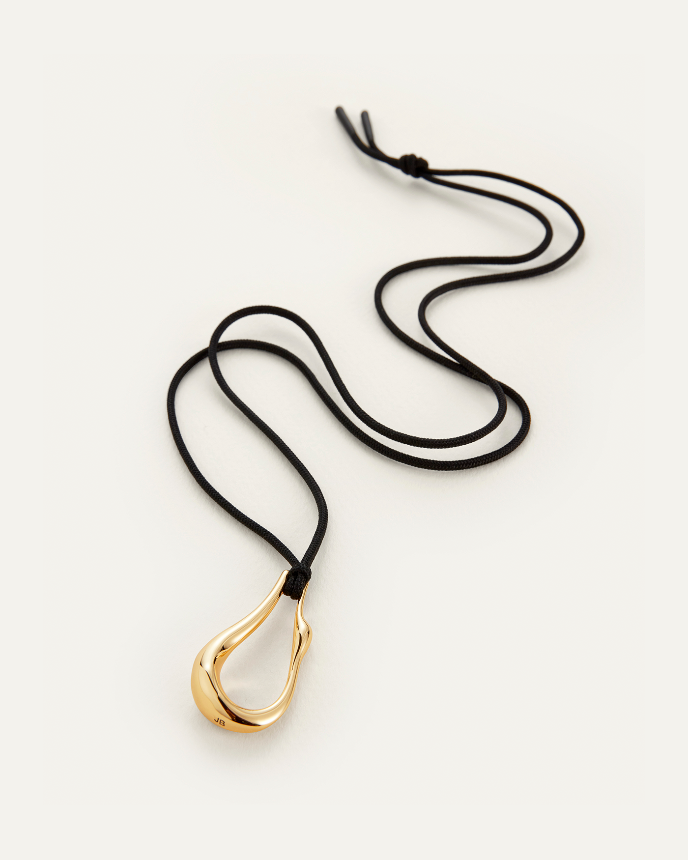 Egret Rope Necklace Gold