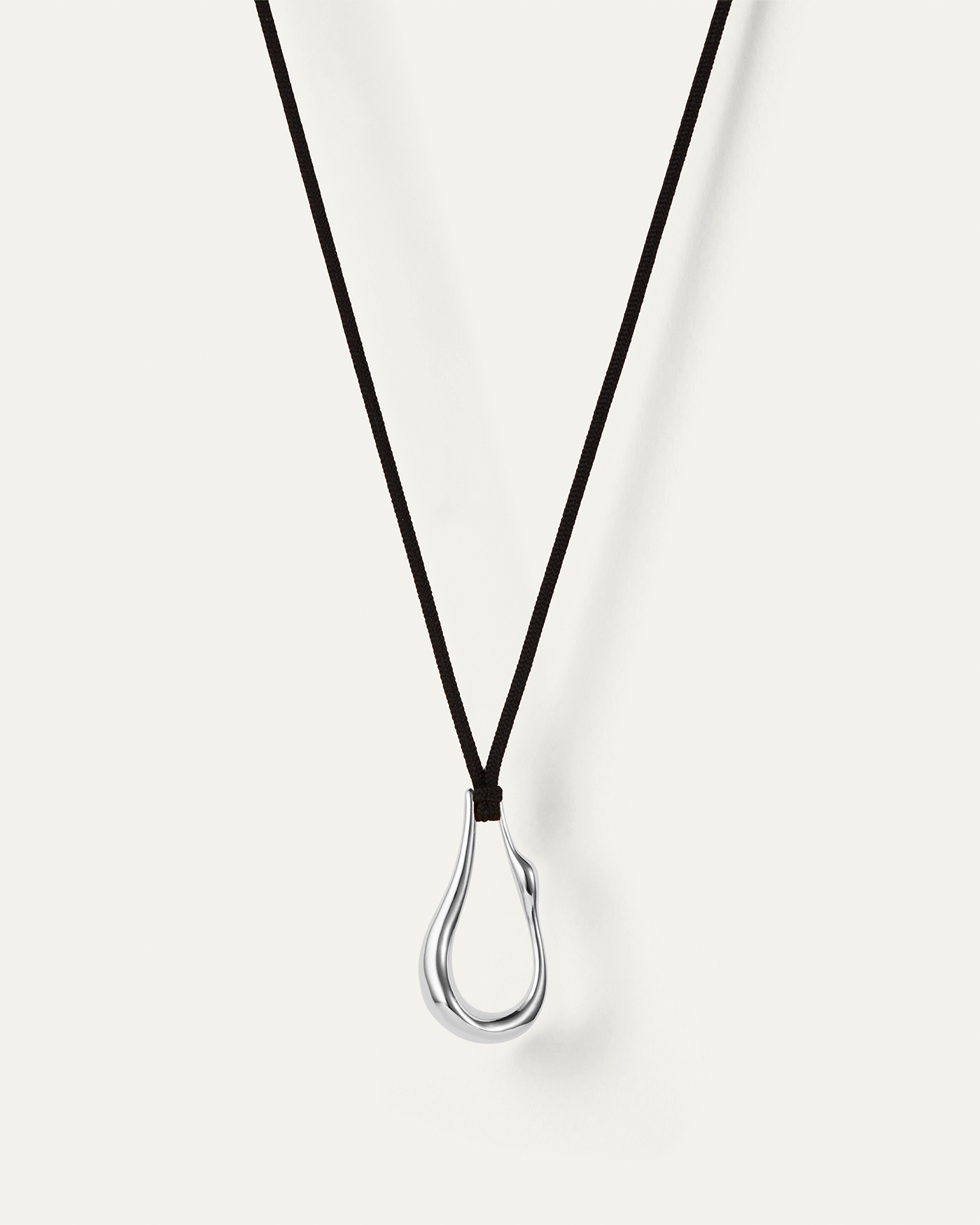 JENNY BIRD Egret Rope Necklace Silver Necklace For Women