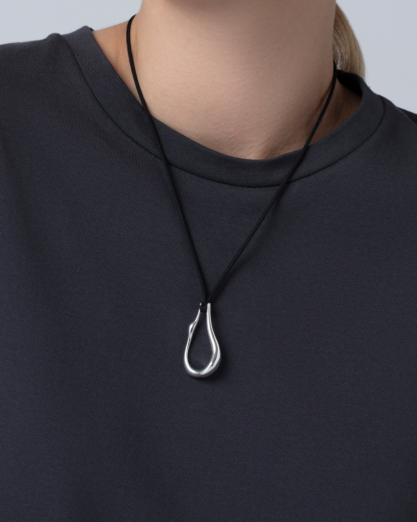 JENNY BIRD Egret Rope Necklace Silver Necklace For Women
