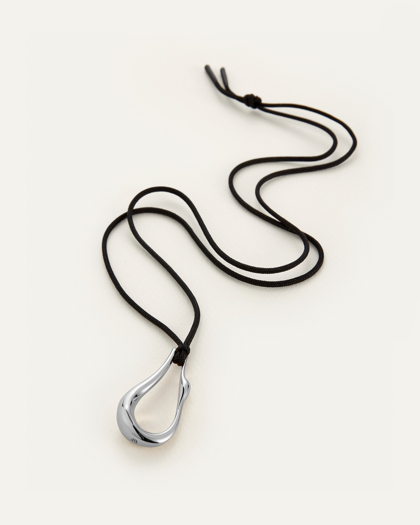 JENNY BIRD Egret Rope Necklace Silver Necklace For Women