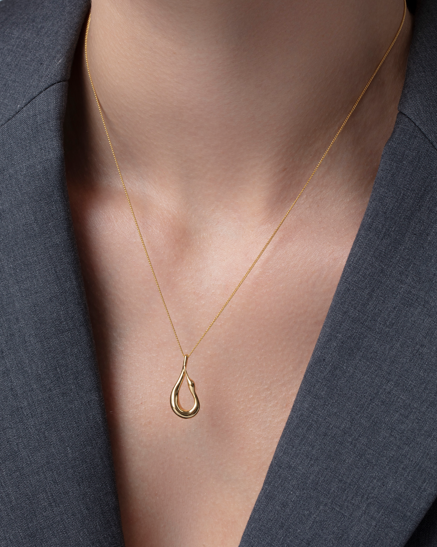 JENNY BIRD Mini Egret Pendant Necklace Gold Pendant Necklace For Women