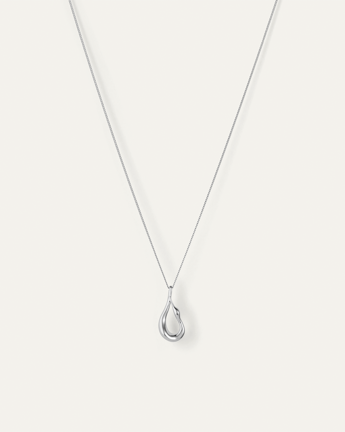 JENNY BIRD Mini Egret Pendant Necklace Silver Pendant Necklace For Women
