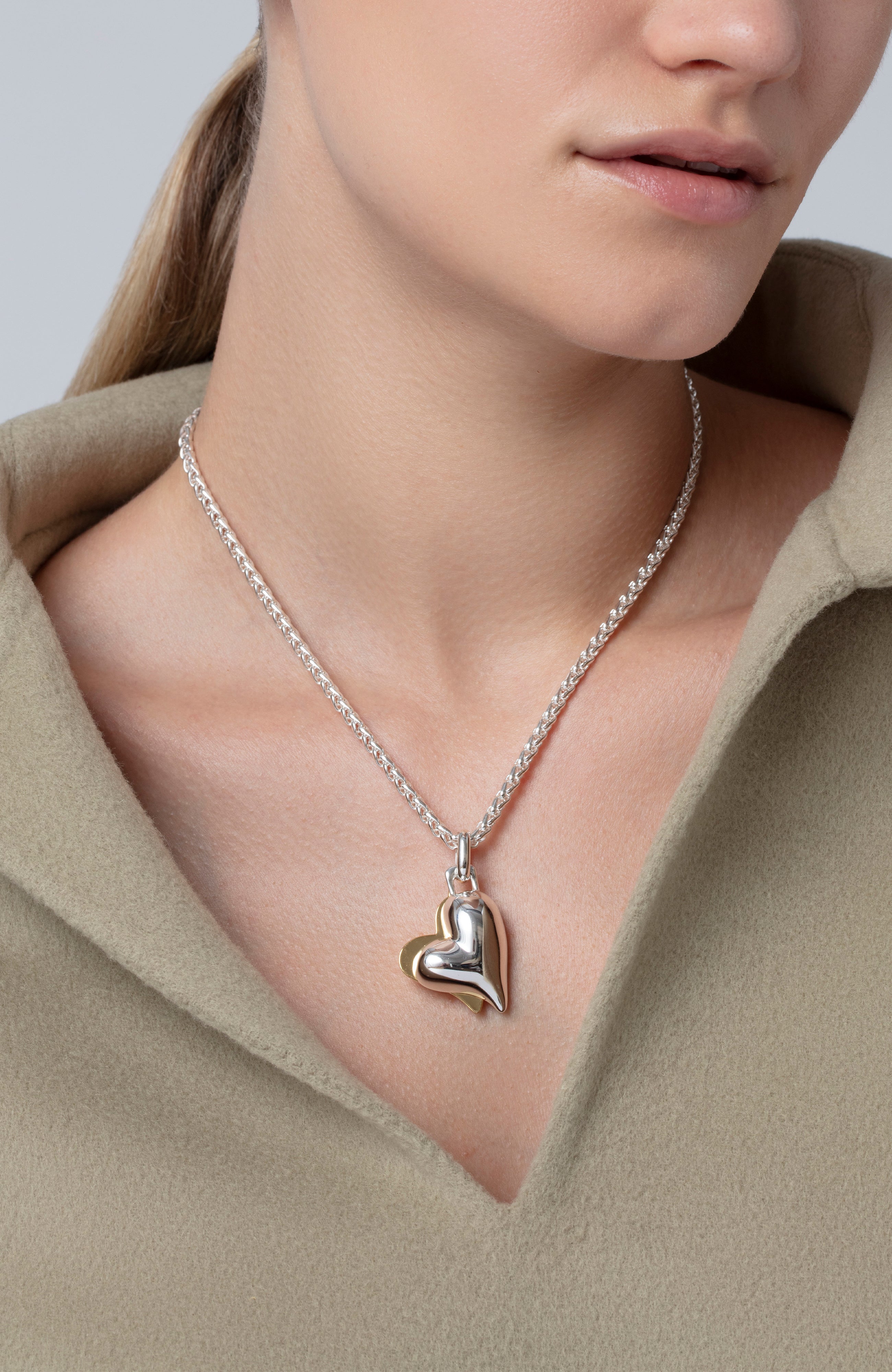 Twin Heart Necklace