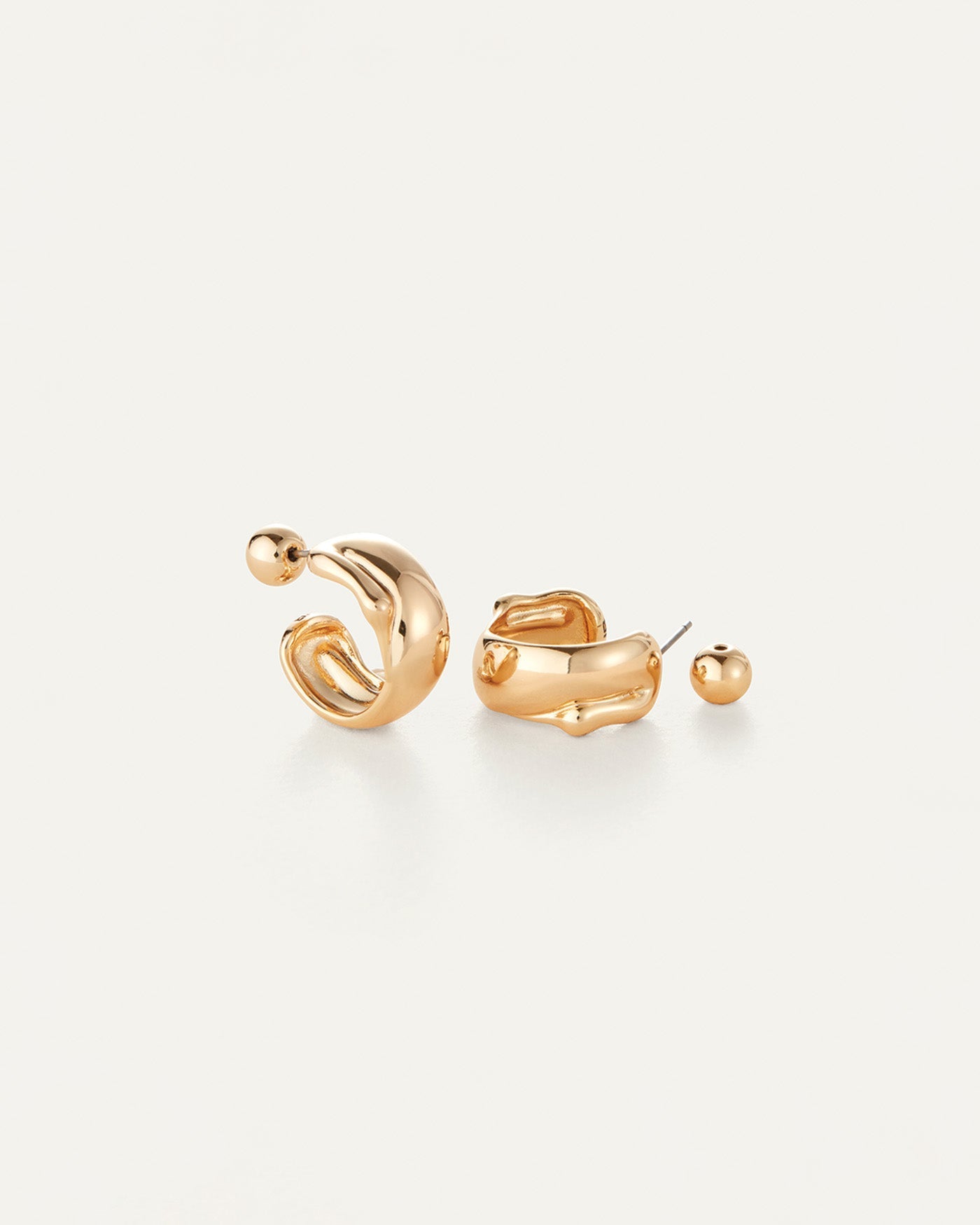 Sées Hoop Earrings Gold