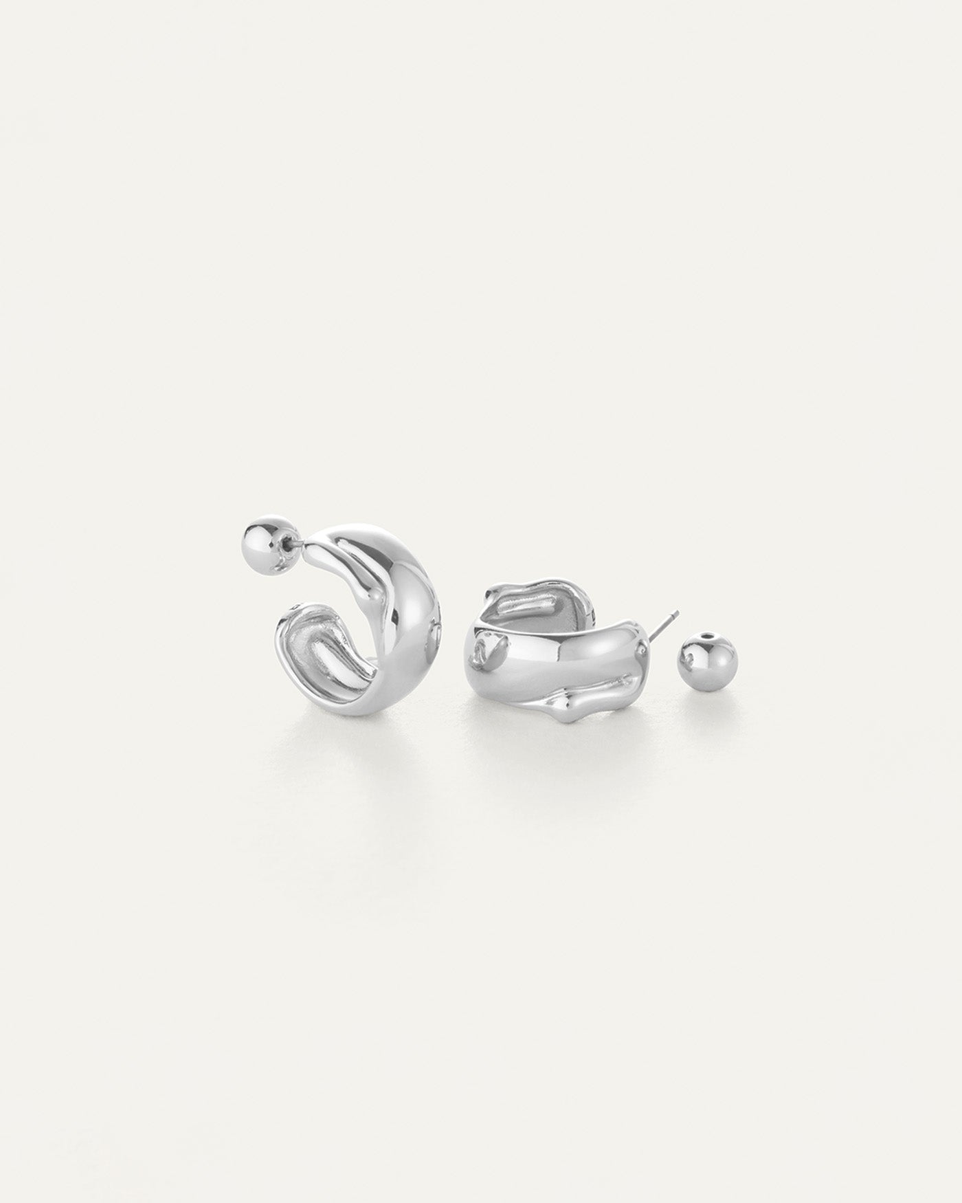 Sées Hoop Earrings Silver