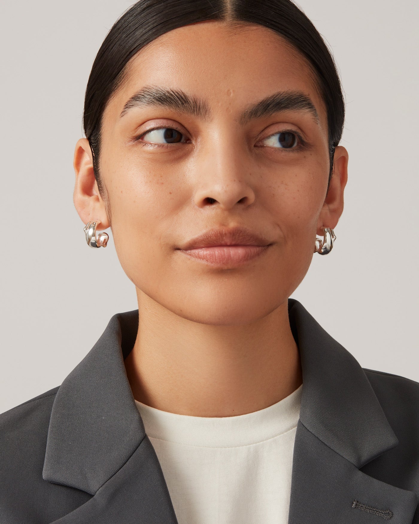 Sées Hoop Earrings Silver