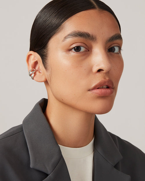 Colette Ear Cuff Silver