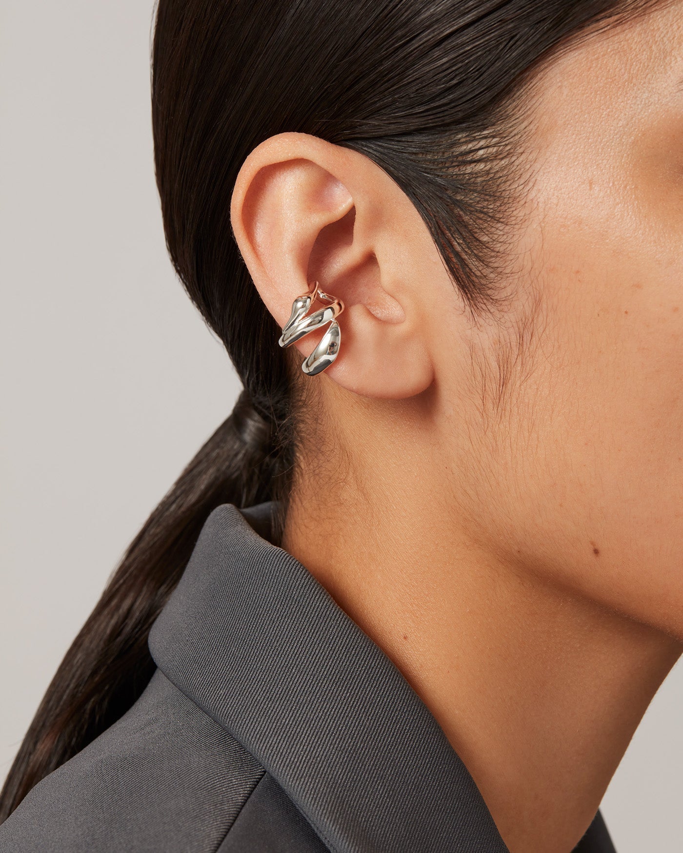 Colette Ear Cuff Silver