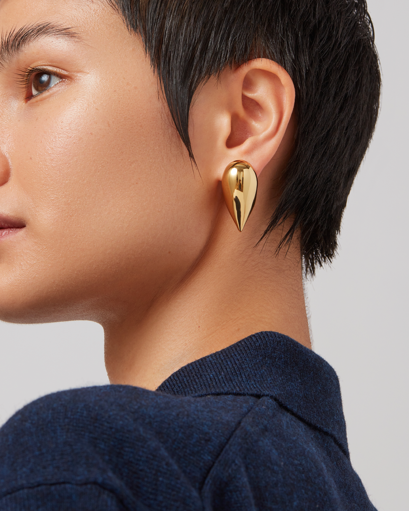 JENNY BIRD Art Heart Puff Earrings Gold Puff Earrings For Women