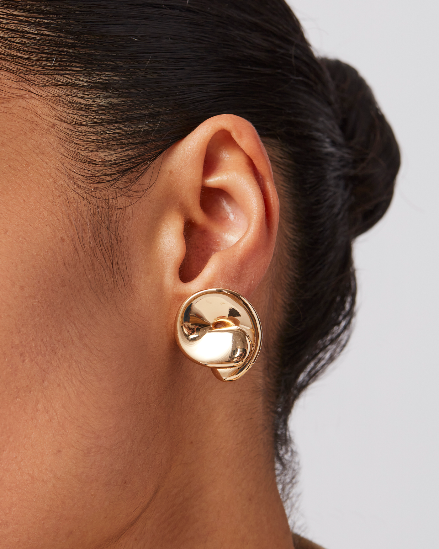 JENNY BIRD Rio Button Earrings Gold Button Earrings For Women
