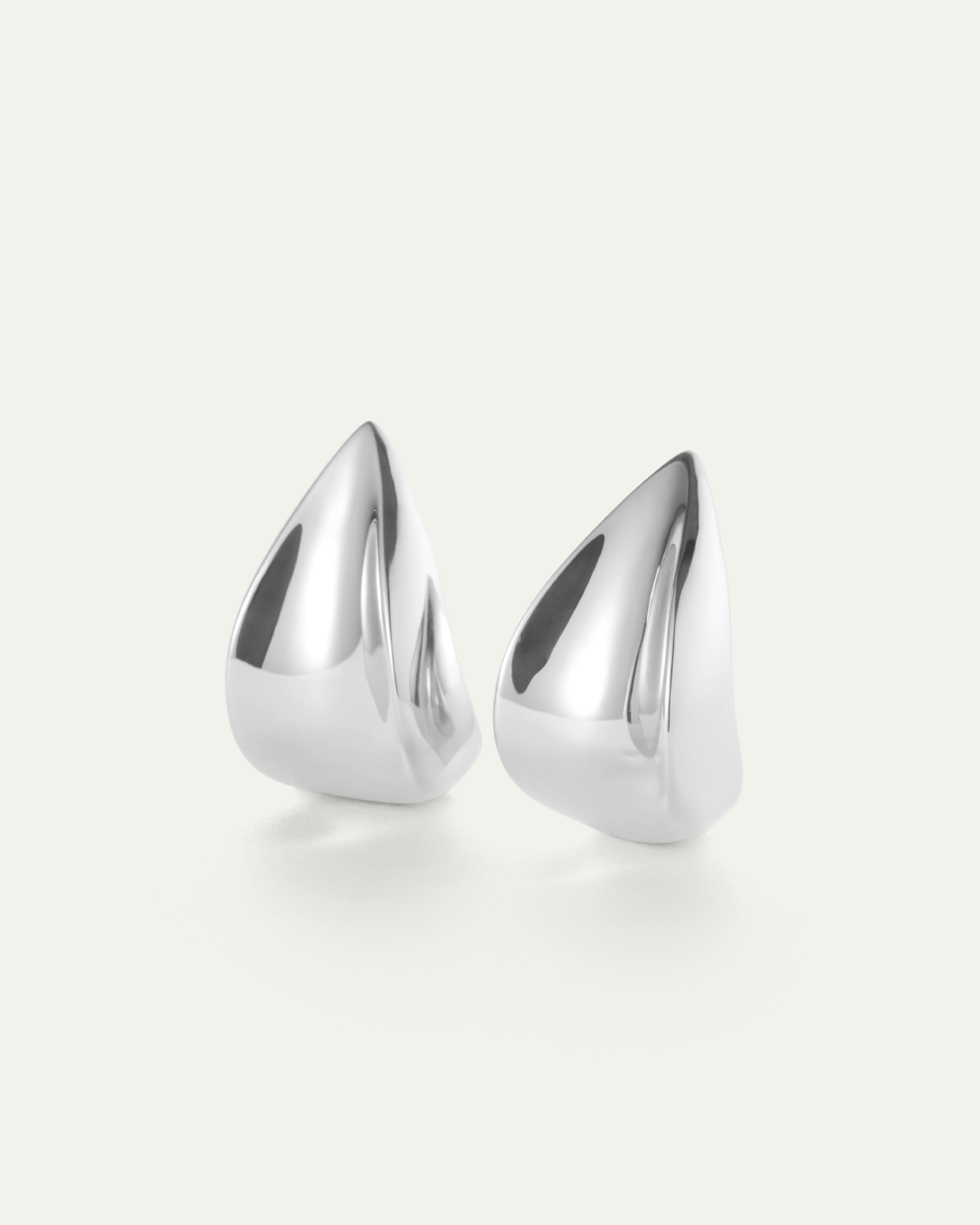 JENNY BIRD Margaux Puff Earrings Silver Puff Earrings For Women