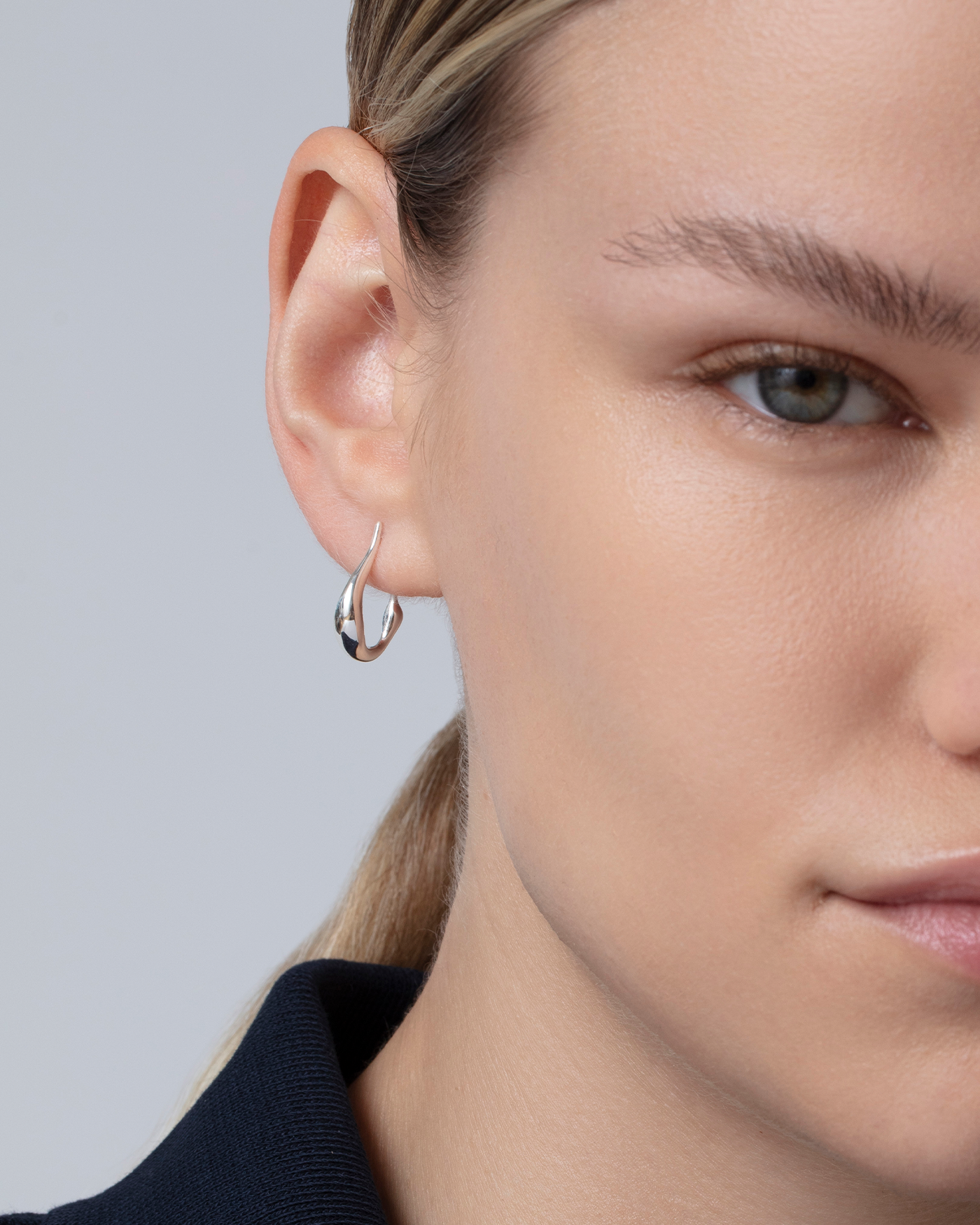 JENNY BIRD Mini Colette Hoop Earrings Silver Hoop Earrings For Women