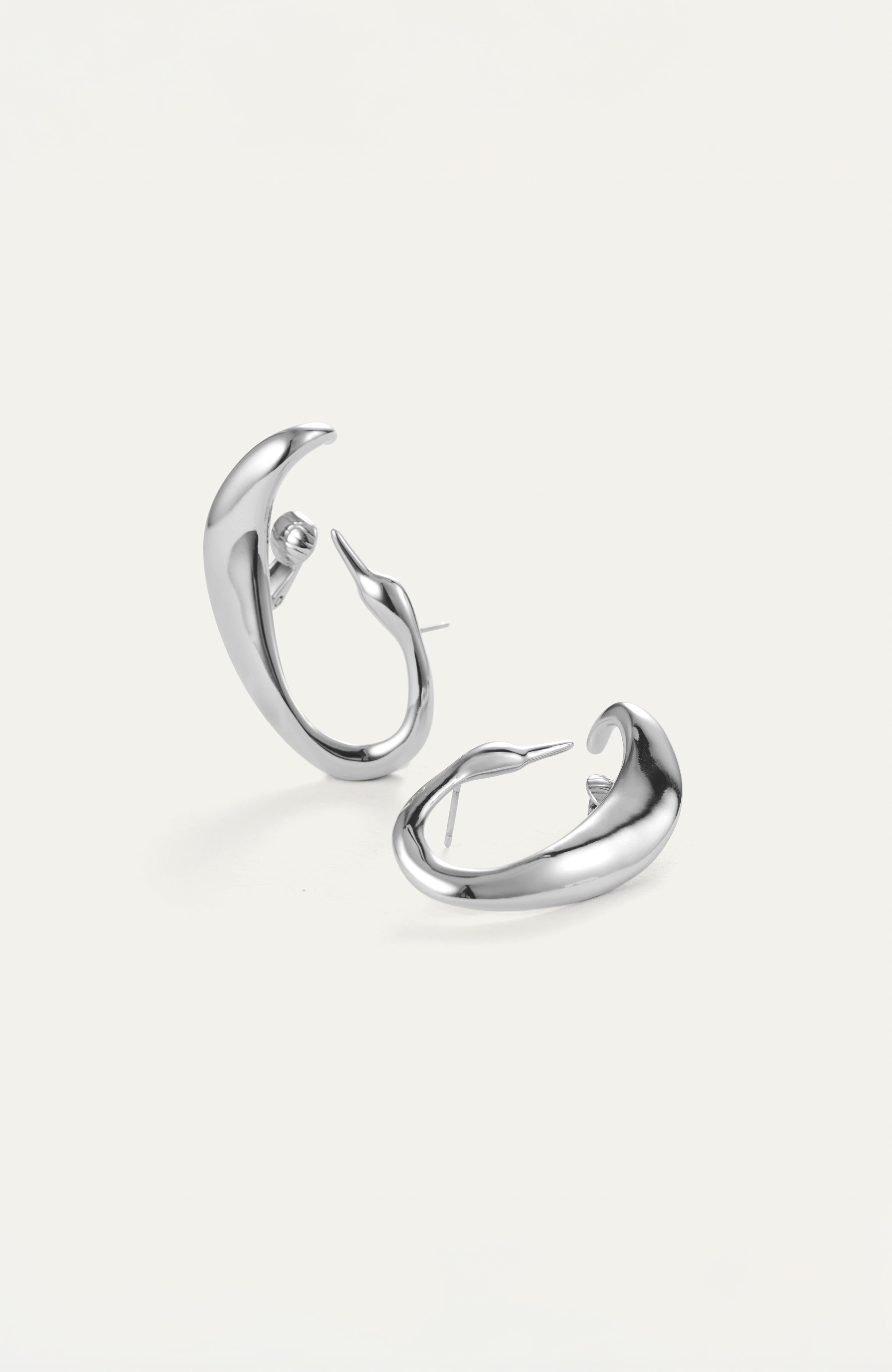 Egret Climber Earrings