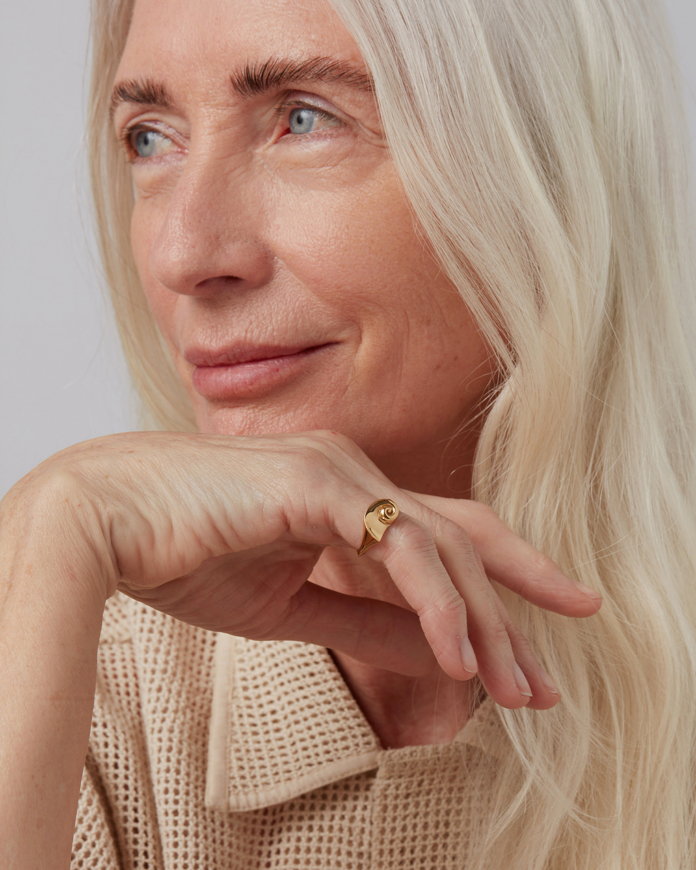 Lucille Signet Ring