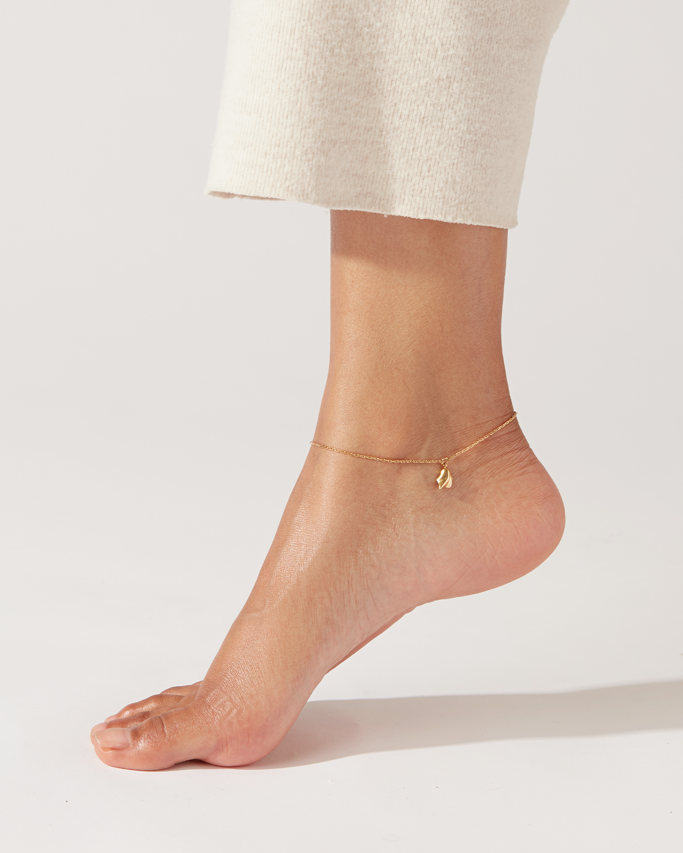 Zoë Anklet Gold Pearl