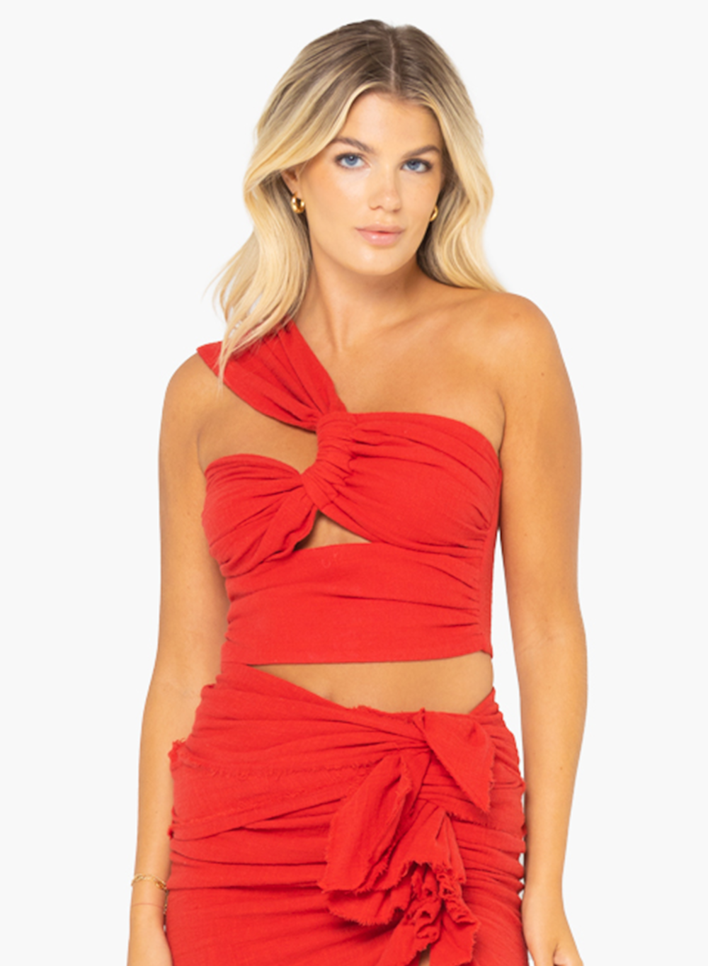Harlow Top (Brick Red)