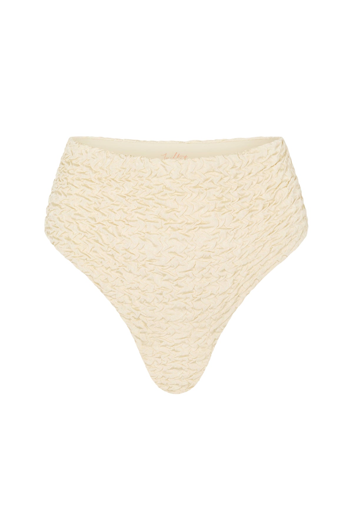 The Isla Bottom in Ivory Luxe Crinkle