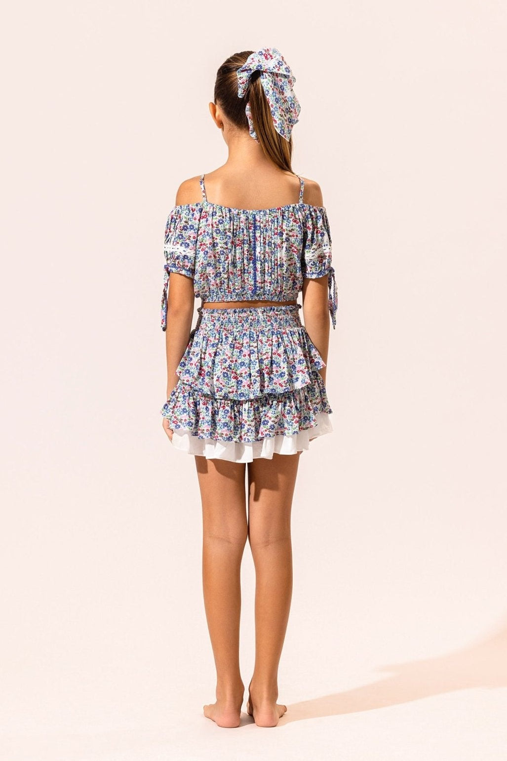 Kids Top Bonny - Blue Jardin - Poupette St Barth