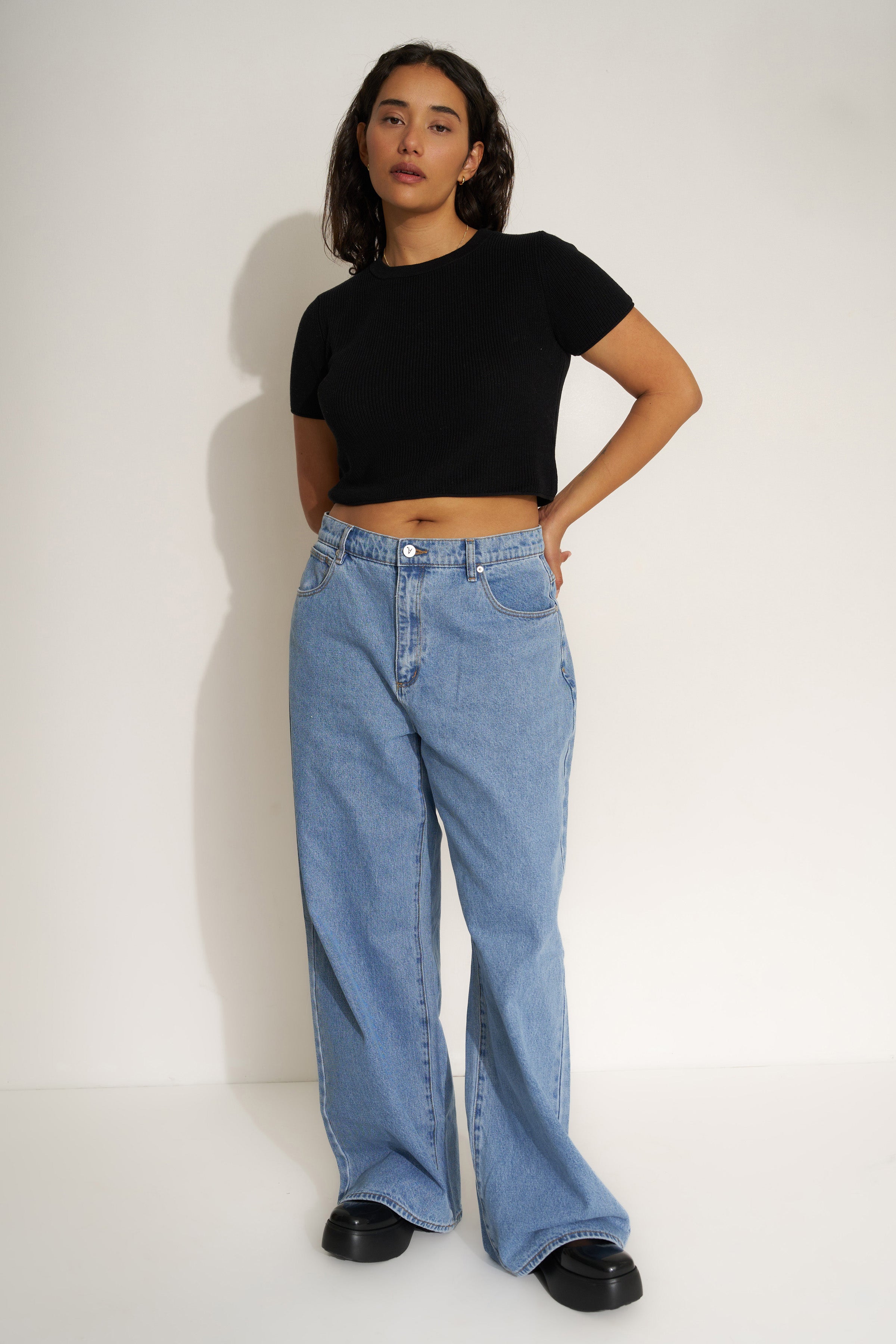 The Knit Tee - Black