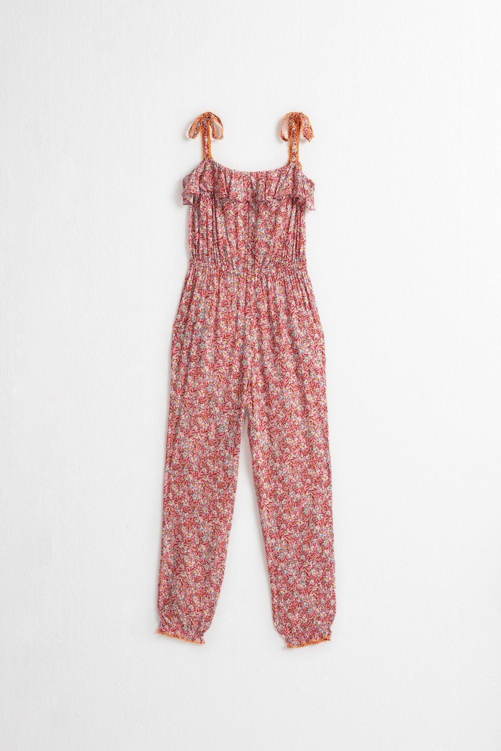 Kids Long Jumpsuit Astra - Light Pink Paquerette - Poupette St Barth