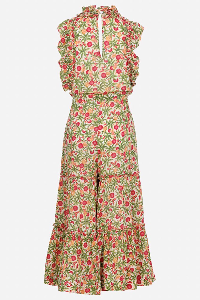 Kids Long Jumpsuit Belene - Pink Honolulu - Poupette St Barth