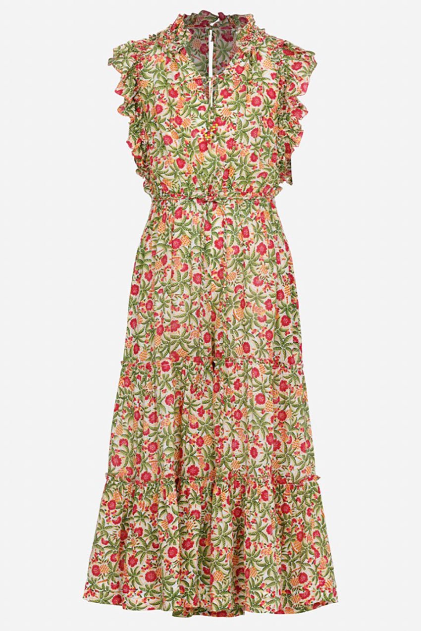 Kids Long Jumpsuit Belene - Pink Honolulu - Poupette St Barth