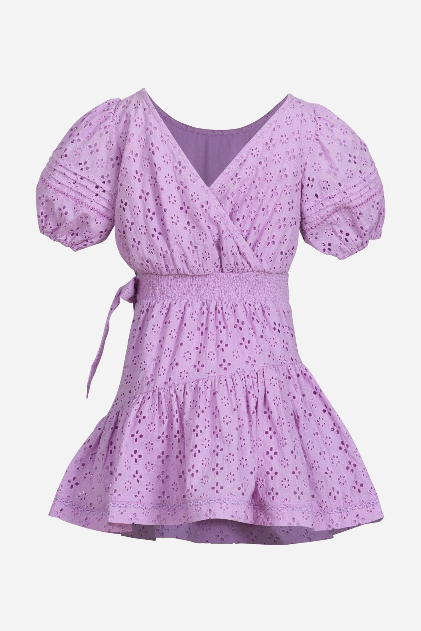 Kids Mini Dress Chantal - Lilac - Poupette St Barth