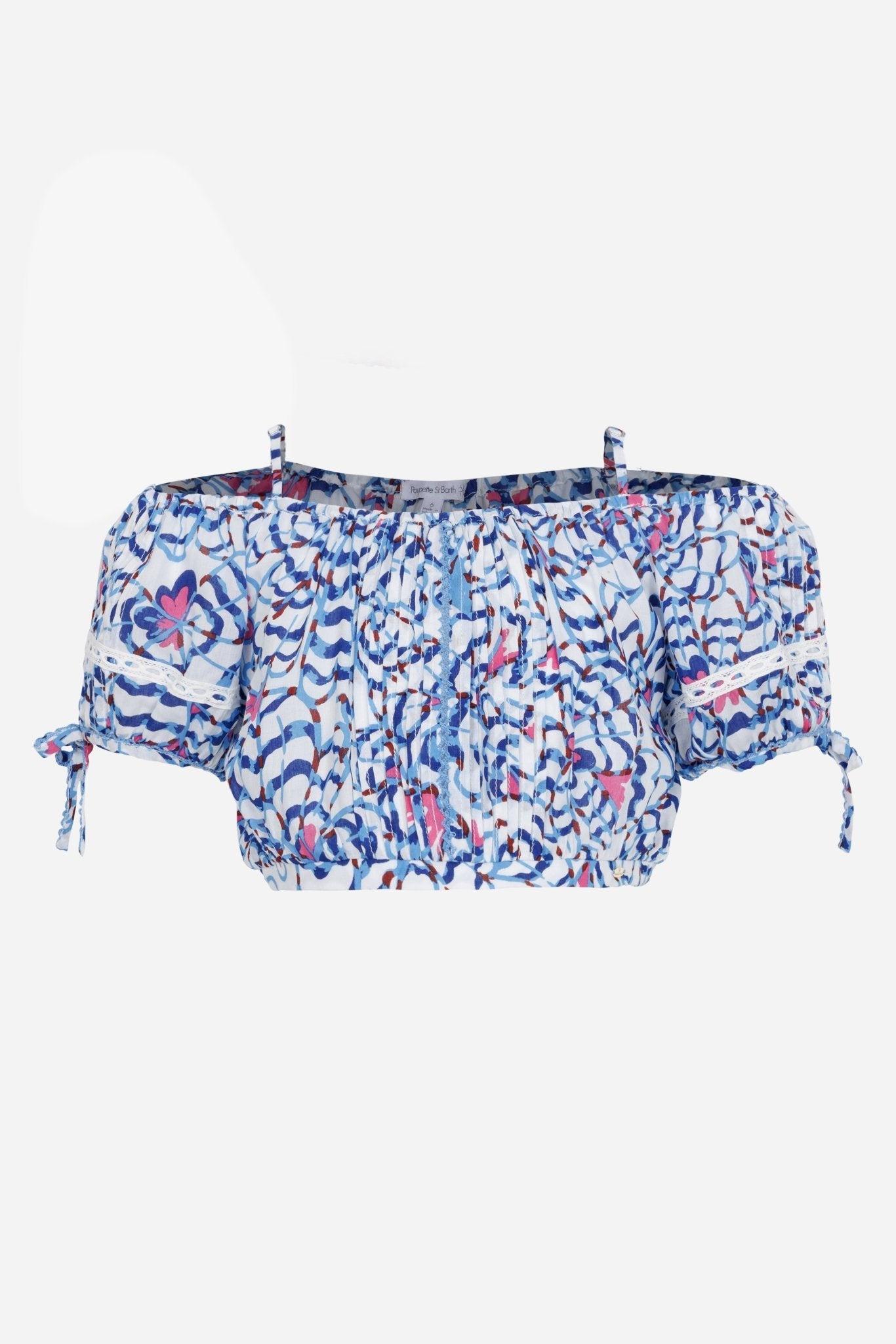 Kids Top Bonny - Blue Wings Flower - Poupette St Barth